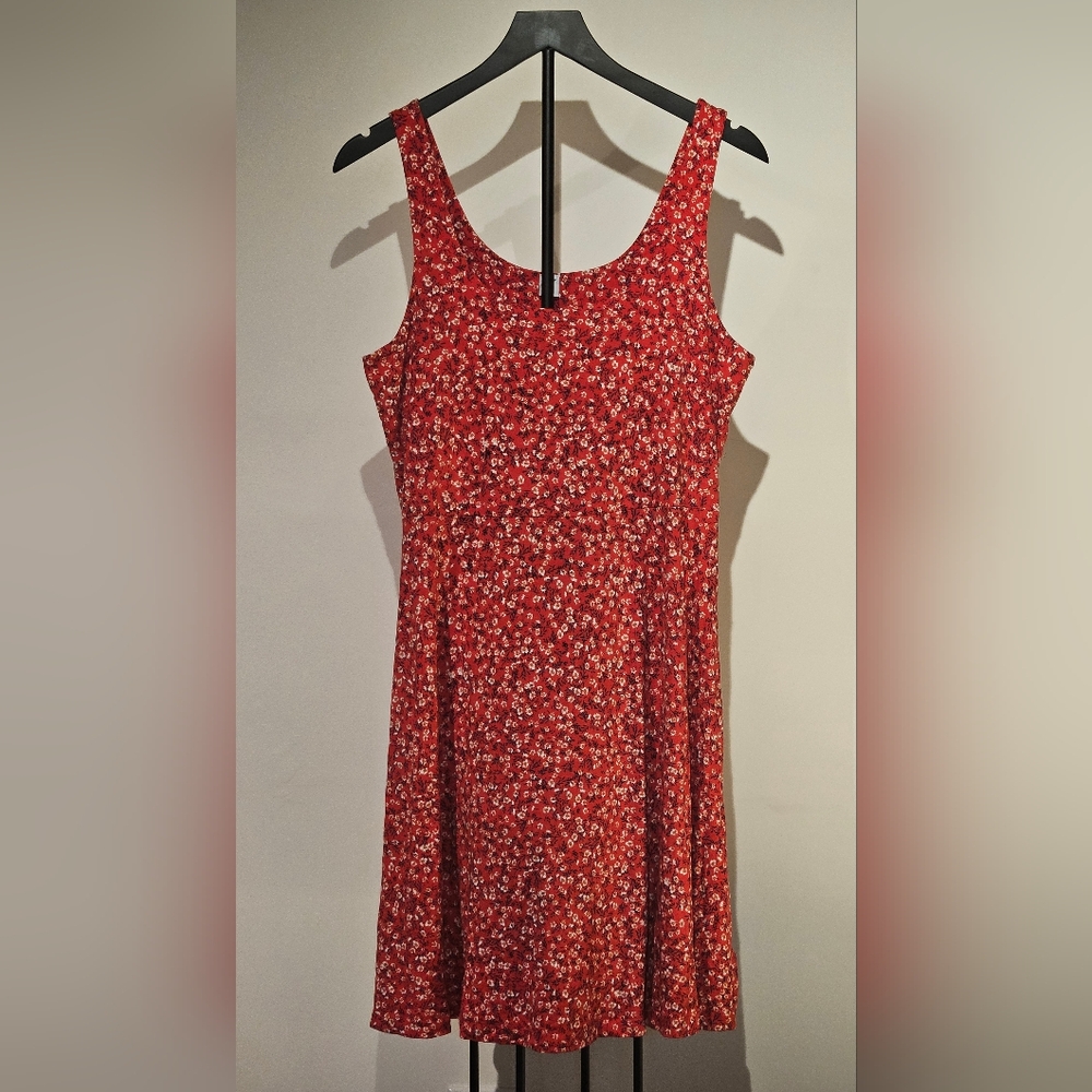 Old Navy Floral Fit and Flare Tank Dress